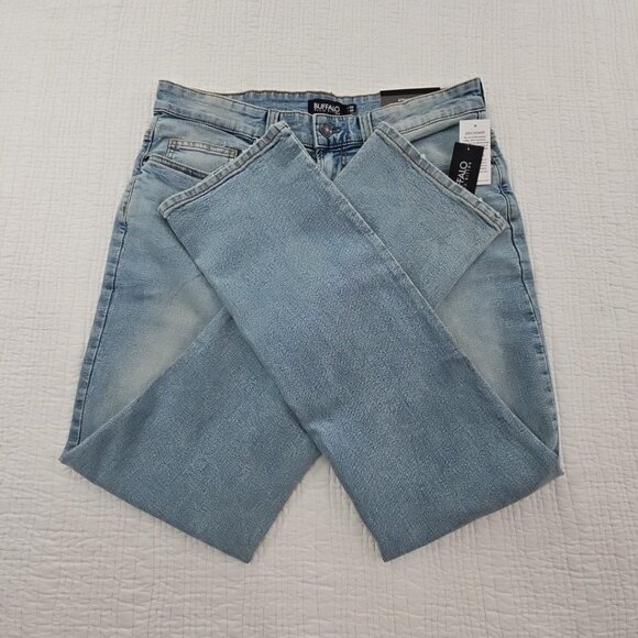 Buffalo David Bitton Straight Six Jeans Men's 34x30 Light Wash NWT Stretch NEW - Picture 3 of 16